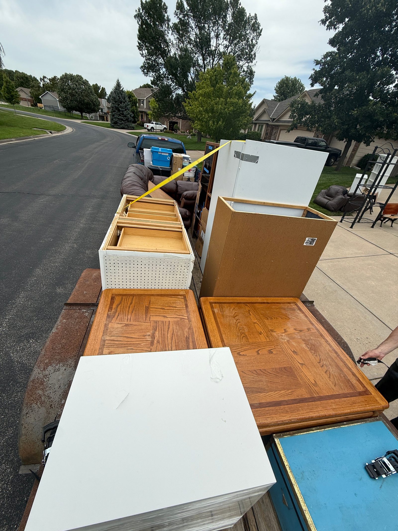 Junk removal job in Wichita — before and after