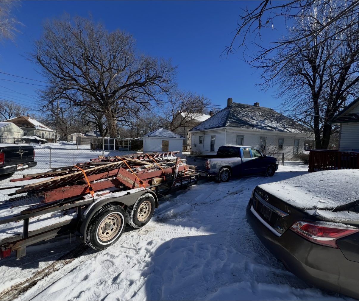 Junk removal job in Wichita — before and after